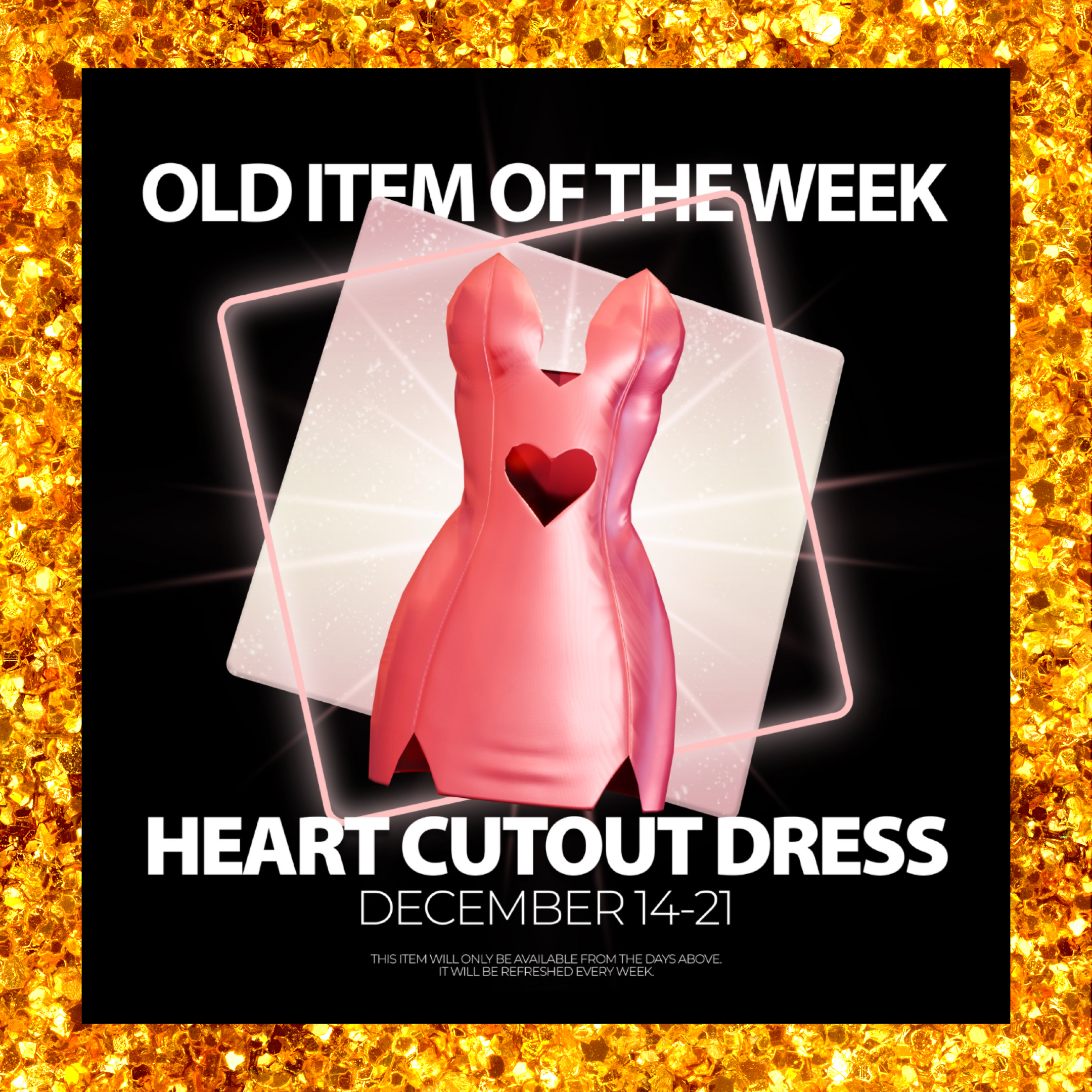 Dress To Impress Old Item Of The Week Event Announced!