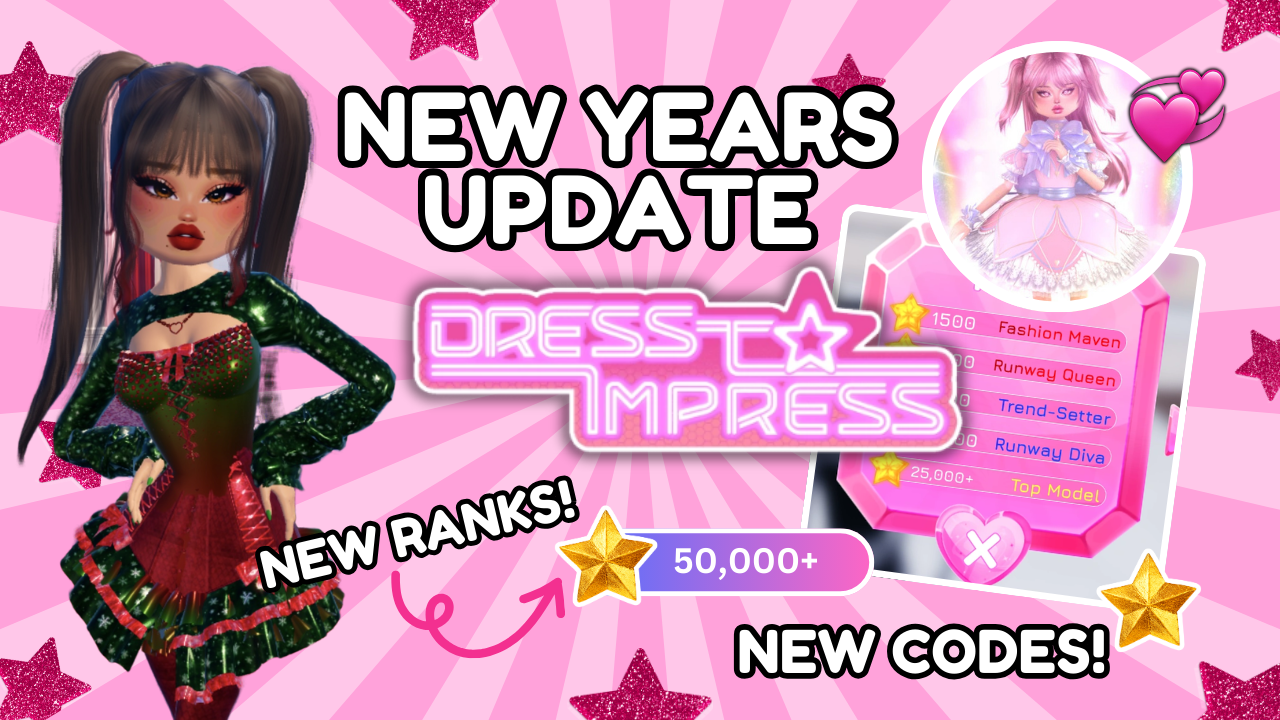 What Time Does The Dress To Impress New Years Update Launch?