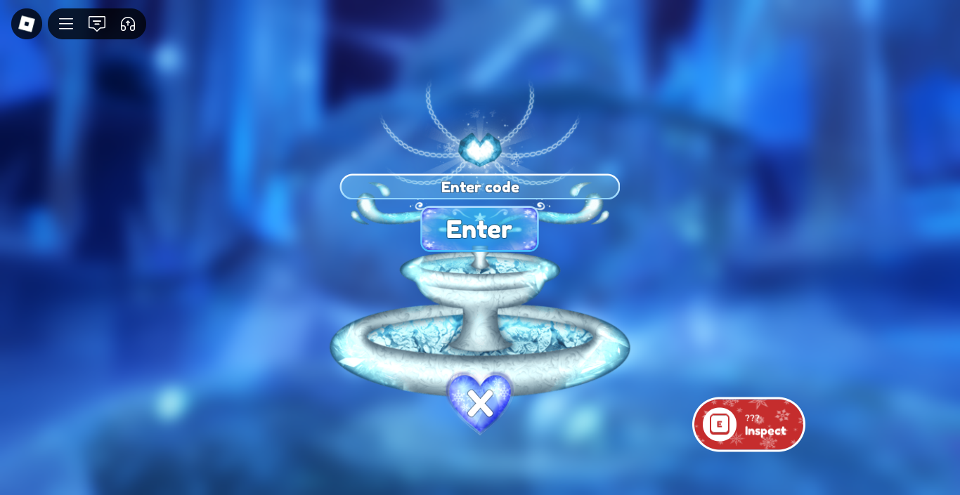 Solution If You Can't Enter The Fountain Code In Dress To Impress Winter Quest