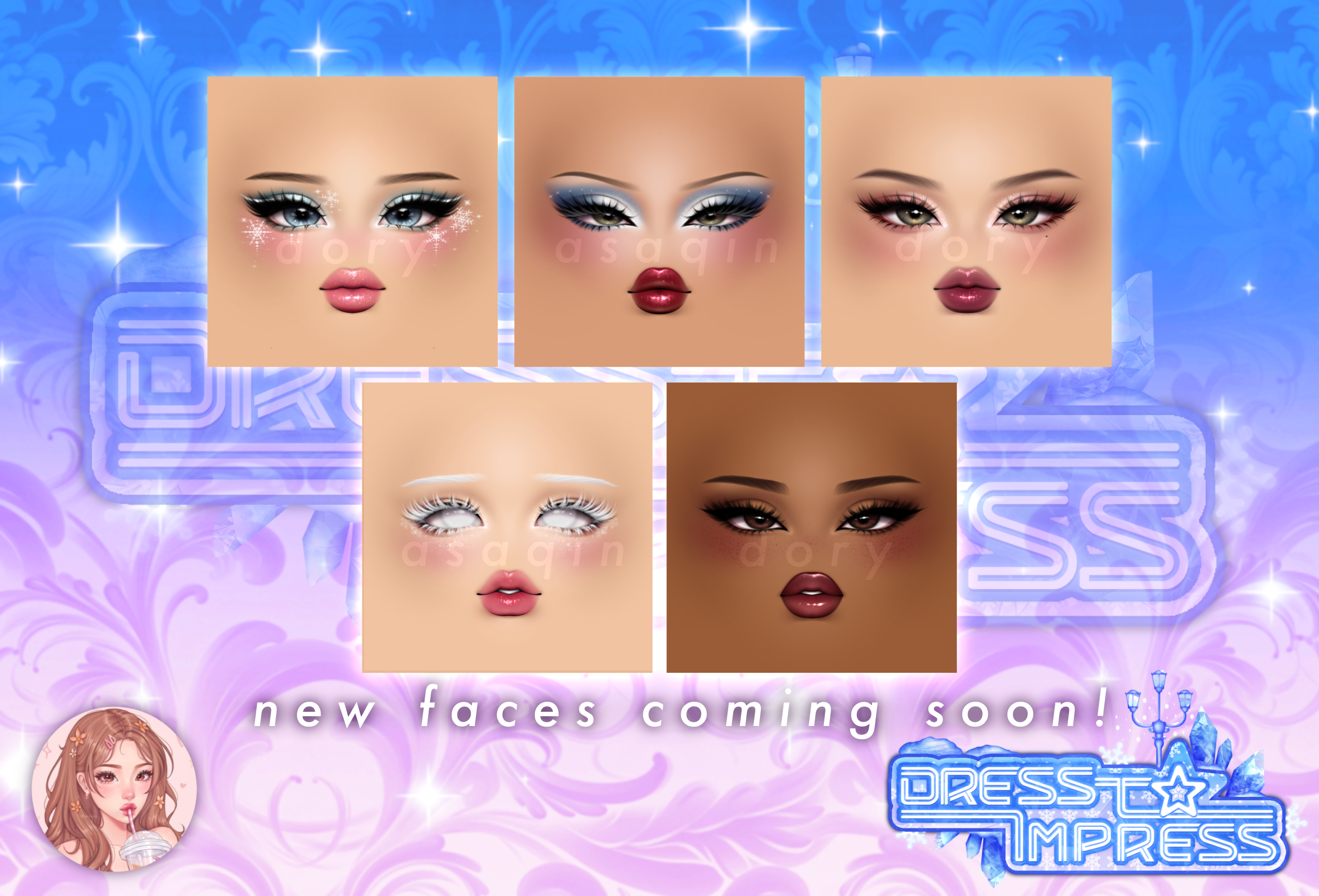 Dress To Impress Winter Update New Makeup