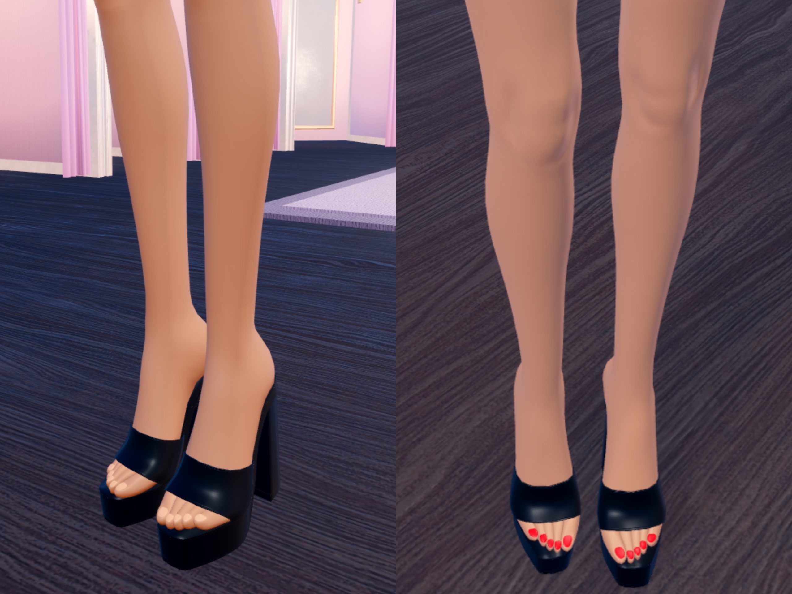 How To Paint Your Toenails In Dress To Impress (& Fix For The Toenail Glitch)