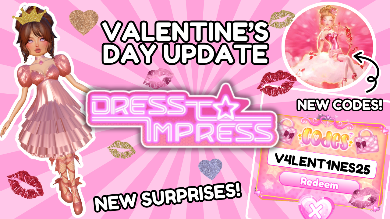 What Time Does The Dress To Impress Valentines Day Update Launch