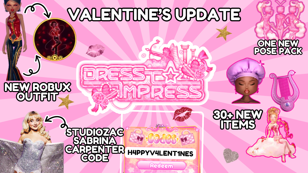 Dress To Impress Valentine's Update Secrets & Code Revealed!