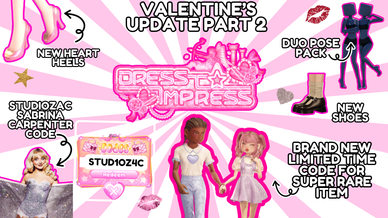 NEW Dress To Impress Valentines Update Sweetheart Dress Only Available For 24 Hours